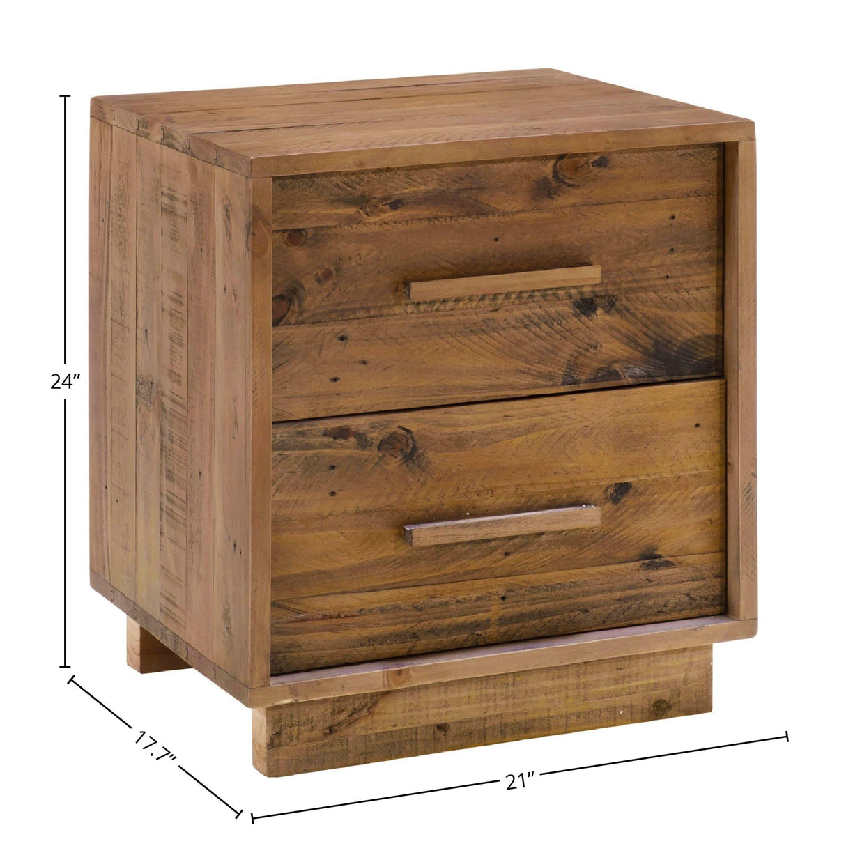 LH Home Nevada Nightstand - Dark Driftwood