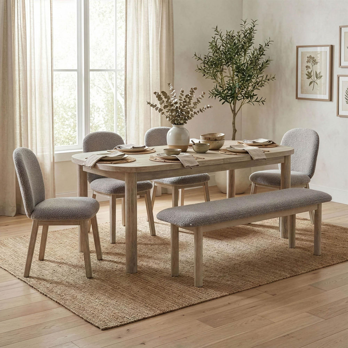 LH Home Oasis Extension Dining Table (70"/102")