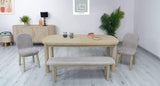 LH Home Oasis Bench - Oatmeal