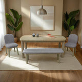 LH Home Oasis Bench - Oatmeal