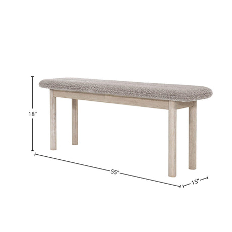 LH Home Oasis Bench - Oatmeal
