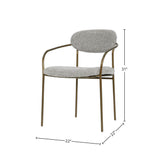 LH Home Oasis Arm Dining Chair