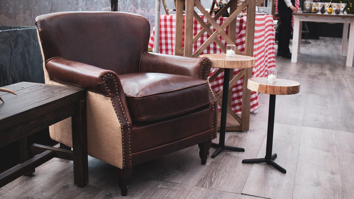 LH Home Organic Martini Tables (Set of 2)