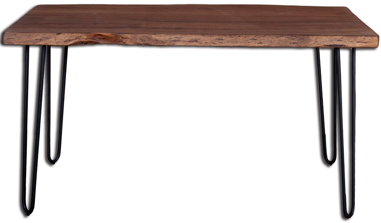 LH Home Organic Dining Table Matte Brown