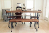 LH Home Organic Dining Table Matte Brown