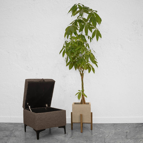 LH Home Patio Square Standing Pot - Natural Stone