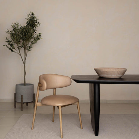 LH Home Patio Round Standing Pot - Natural Stone