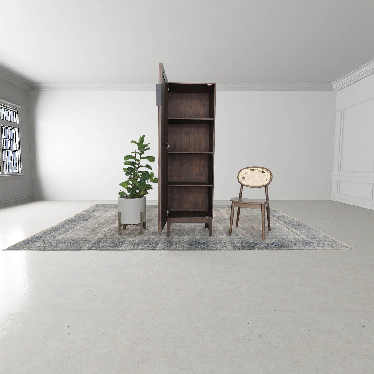 LH Home Patio Round Standing Pot - Natural Stone