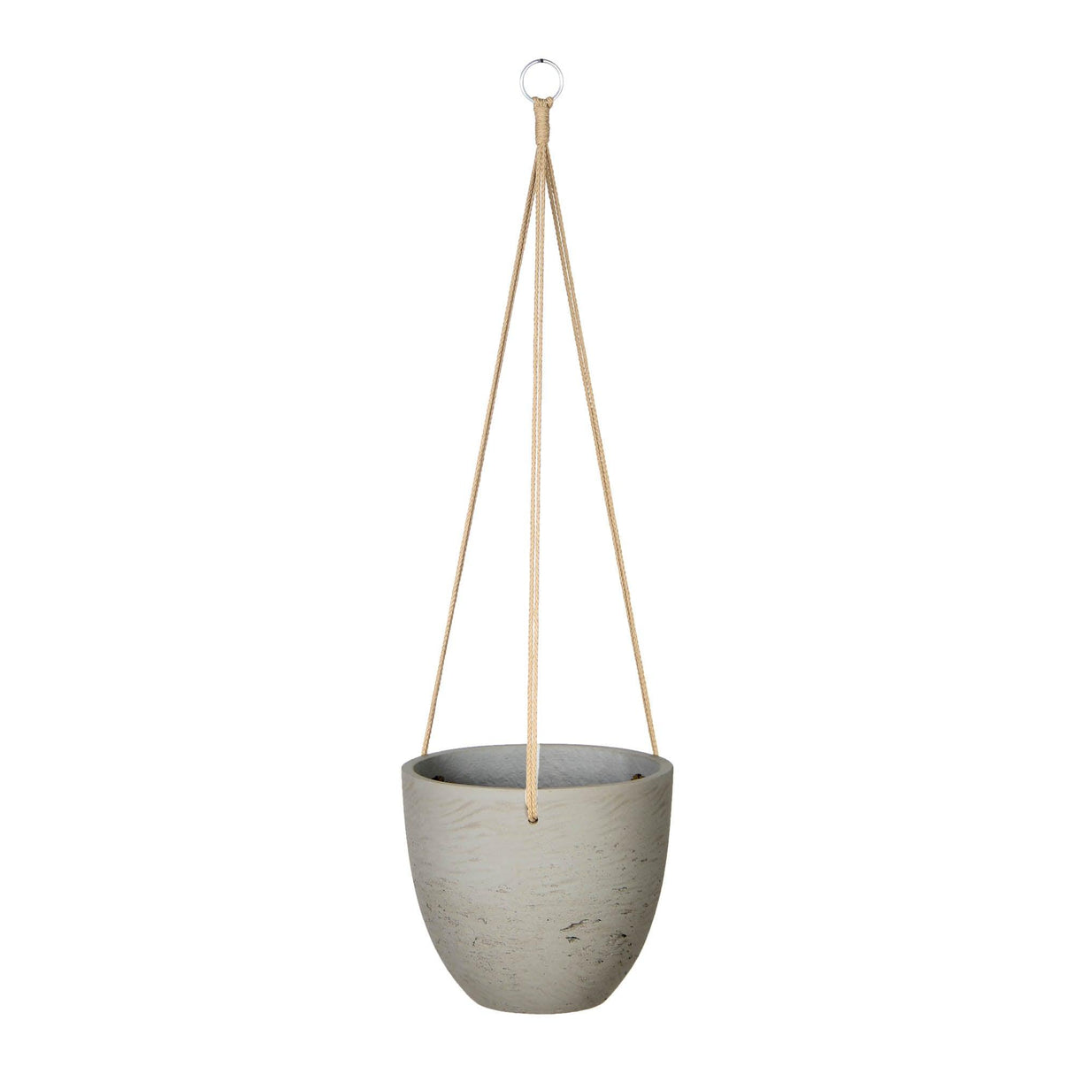 LH Home Classic Medium Hanging Pot - Cement Grey