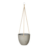 LH Home Classic Medium Hanging Pot - Cement Grey