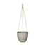 LH Home Classic Medium Hanging Pot - Cement Grey