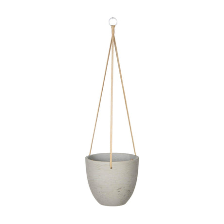 LH Home Classic Small Hanging Pot - Cement Grey