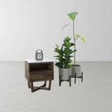 LH Home Patio Round Large Standing Pot - Cement Grey