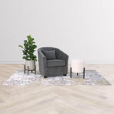 LH Home Patio Round Large Standing Pot - Cement Grey