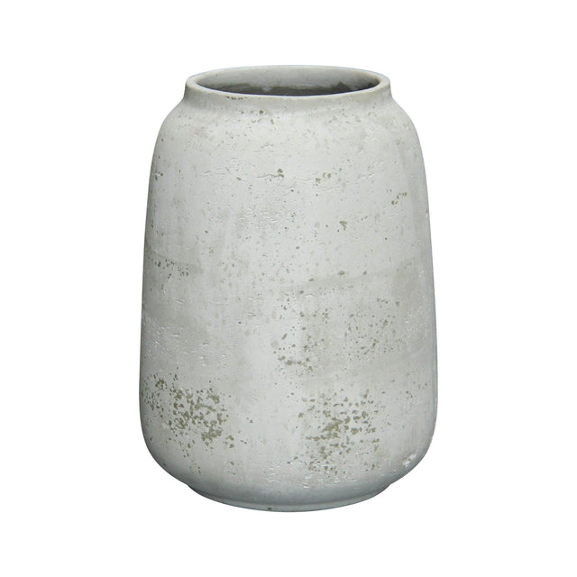 LH Home Taxco Large Vase - Antique White