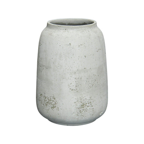 LH Home Taxco Medium Vase - Antique White