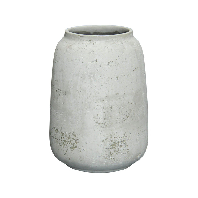 LH Home Taxco Medium Vase - Antique White