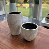 LH Home Uxmal Large Pot - Antique White