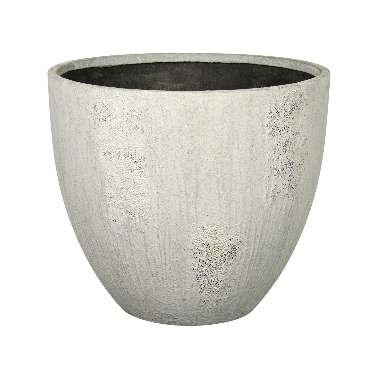 LH Home Uxmal Small Pot - Antique White