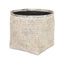 LH Home Bamboo Indoor Basket Pot White Wash