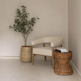 LH Home Bamboo Indoor Basket Pot - Natural