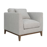 LH Home Harmony Club Chair - Woven Tweed Neutral
