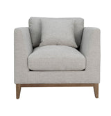 LH Home Harmony Club Chair - Woven Tweed Neutral