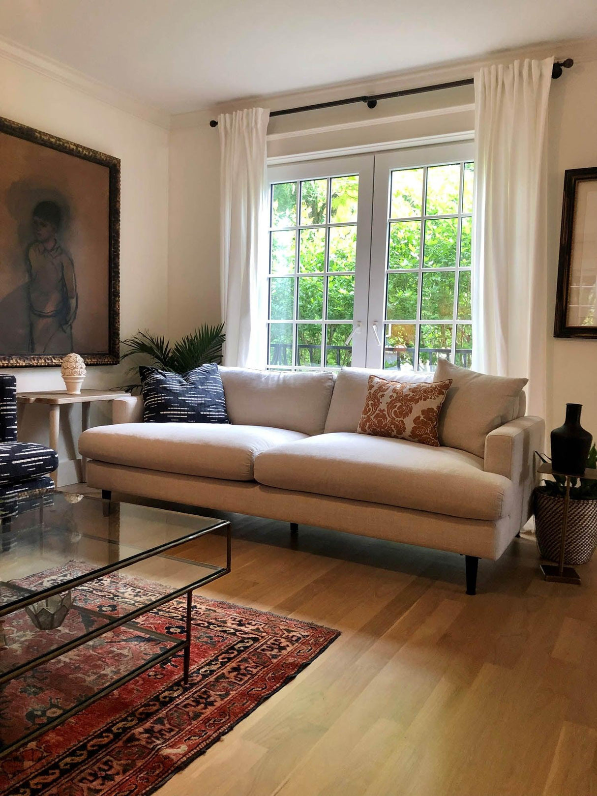 LH Home Martha Sofa - Beach Alabaster