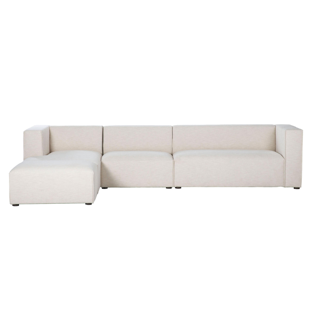 LH Home Premium Left Modular Sectional w/ Ottoman