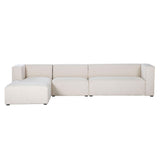 LH Home Premium Left Modular Sectional w/ Ottoman