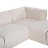 LH Home Premium Left Modular Sectional w/ Ottoman