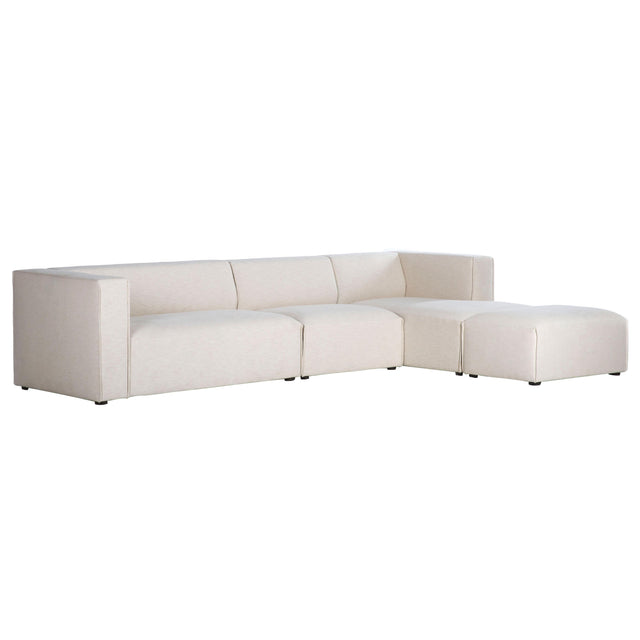 LH Home Premium Right Modular Sectional w/ Ottoman