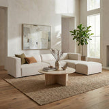 LH Home Premium Right Modular Sectional w/ Ottoman