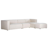 LH Home Premium Right Modular Sectional w/ Ottoman