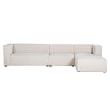 LH Home Premium Right Modular Sectional w/ Ottoman