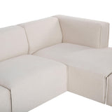 LH Home Premium Right Modular Sectional w/ Ottoman