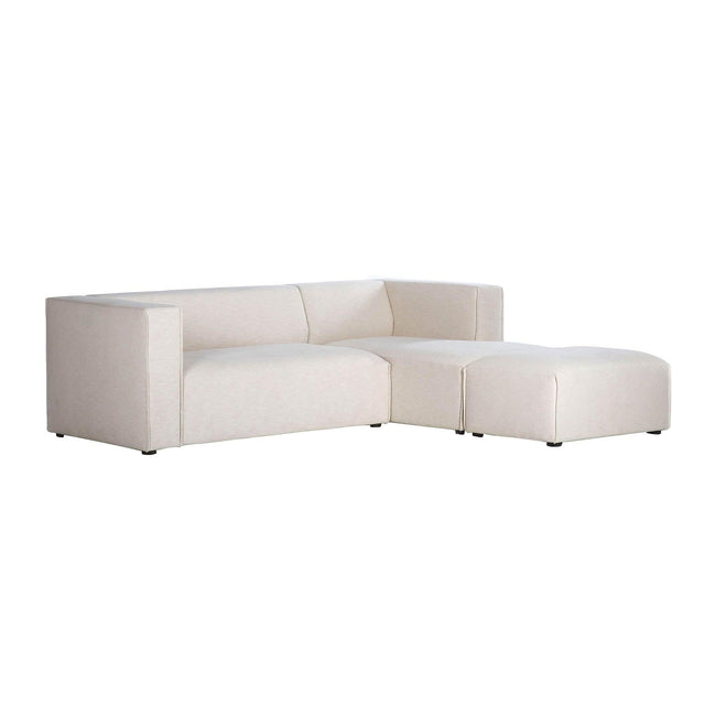 LH Home Premium Small Right Modular Sectional w/ Ottoman