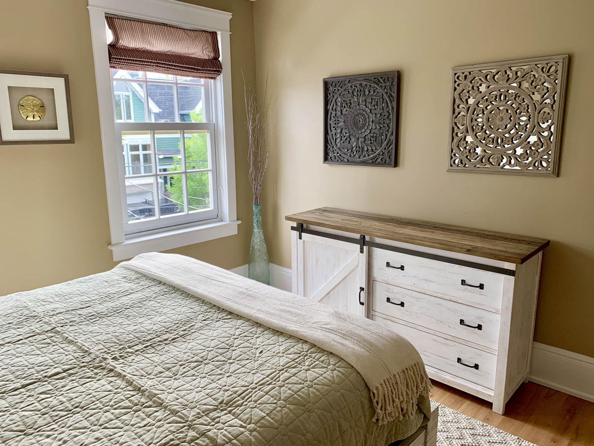 LH Home Provence 3 Drawer Dresser With 1 Door