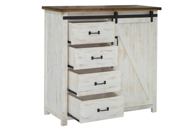 LH Home Provence 4 Drawer Chest With 1 Door