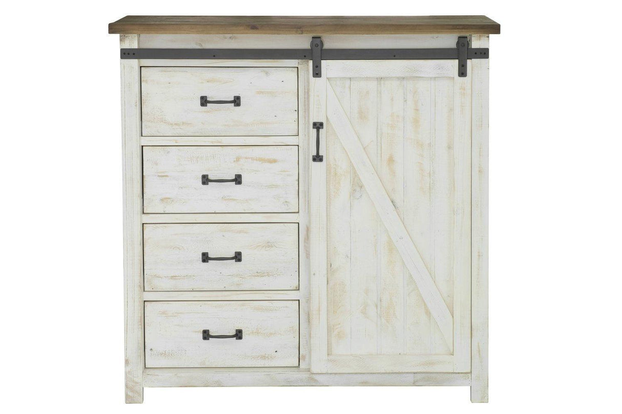 LH Home Provence 4 Drawer Chest With 1 Door