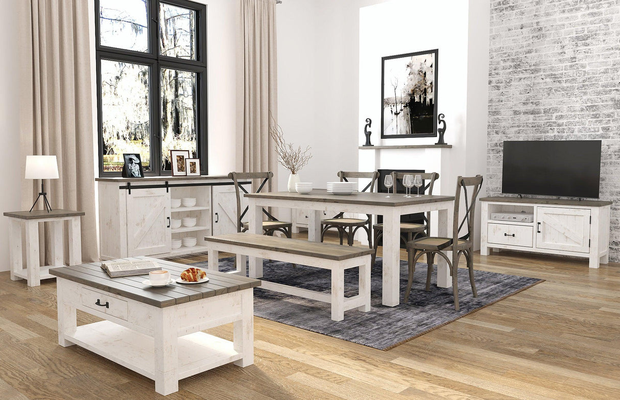 LH Home Provence Large Extension Dining Table (71"/86")