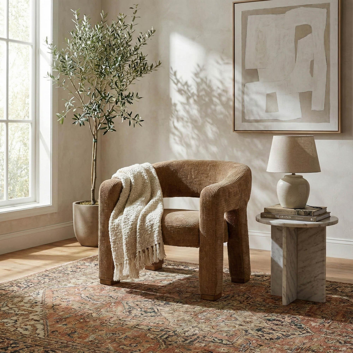 LH Home Quinn Club Chair - Chai