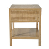 LH Home Rattan Side Table - Natural