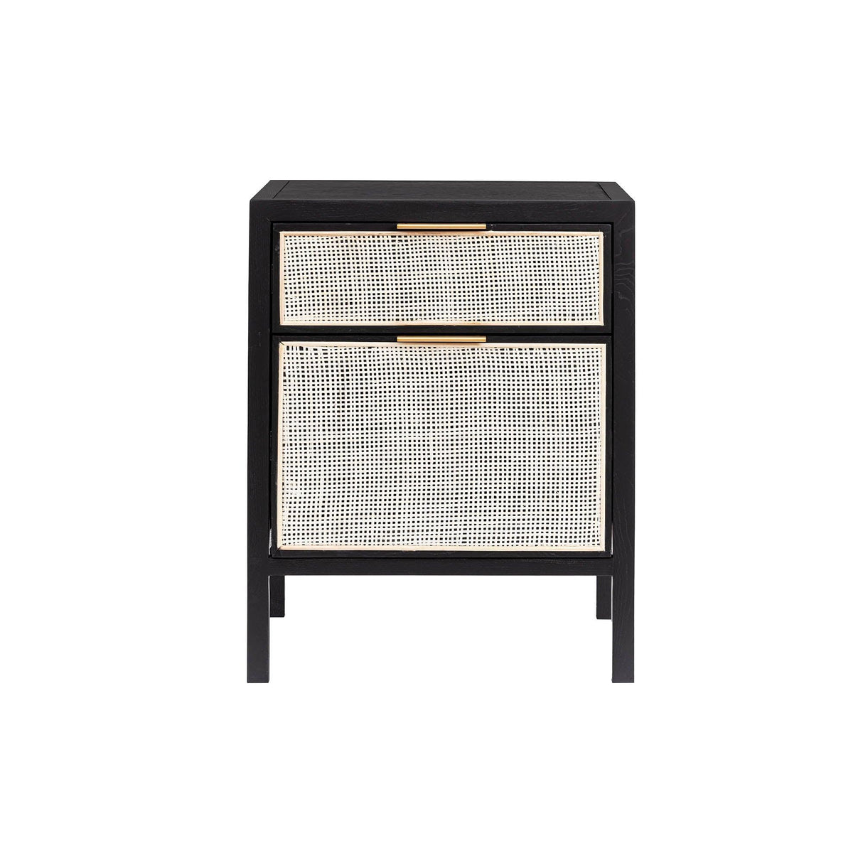 LH Home Rattan Filing Cabinet - Ebony