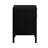 LH Home Rattan Filing Cabinet - Ebony