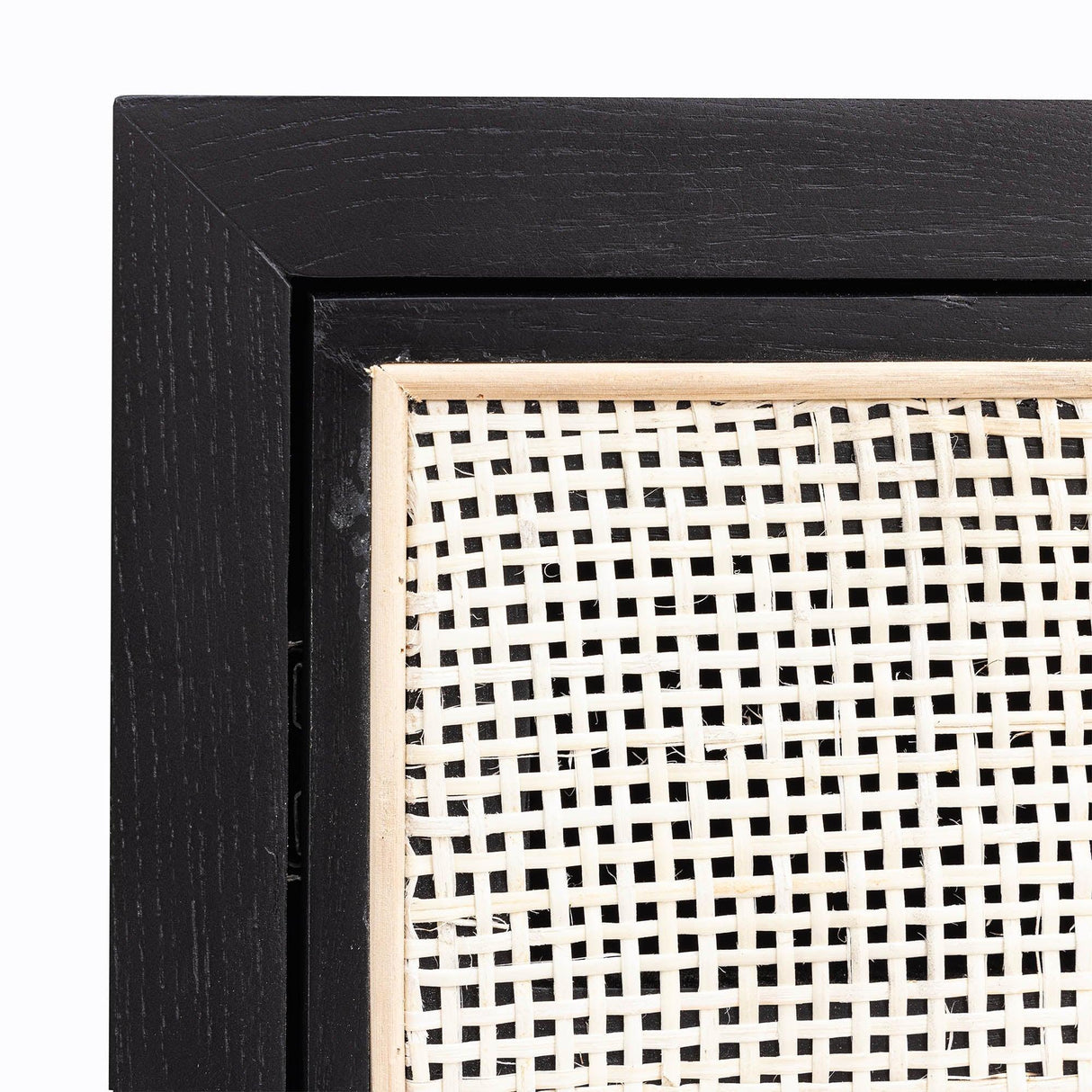 LH Home Rattan Filing Cabinet - Ebony