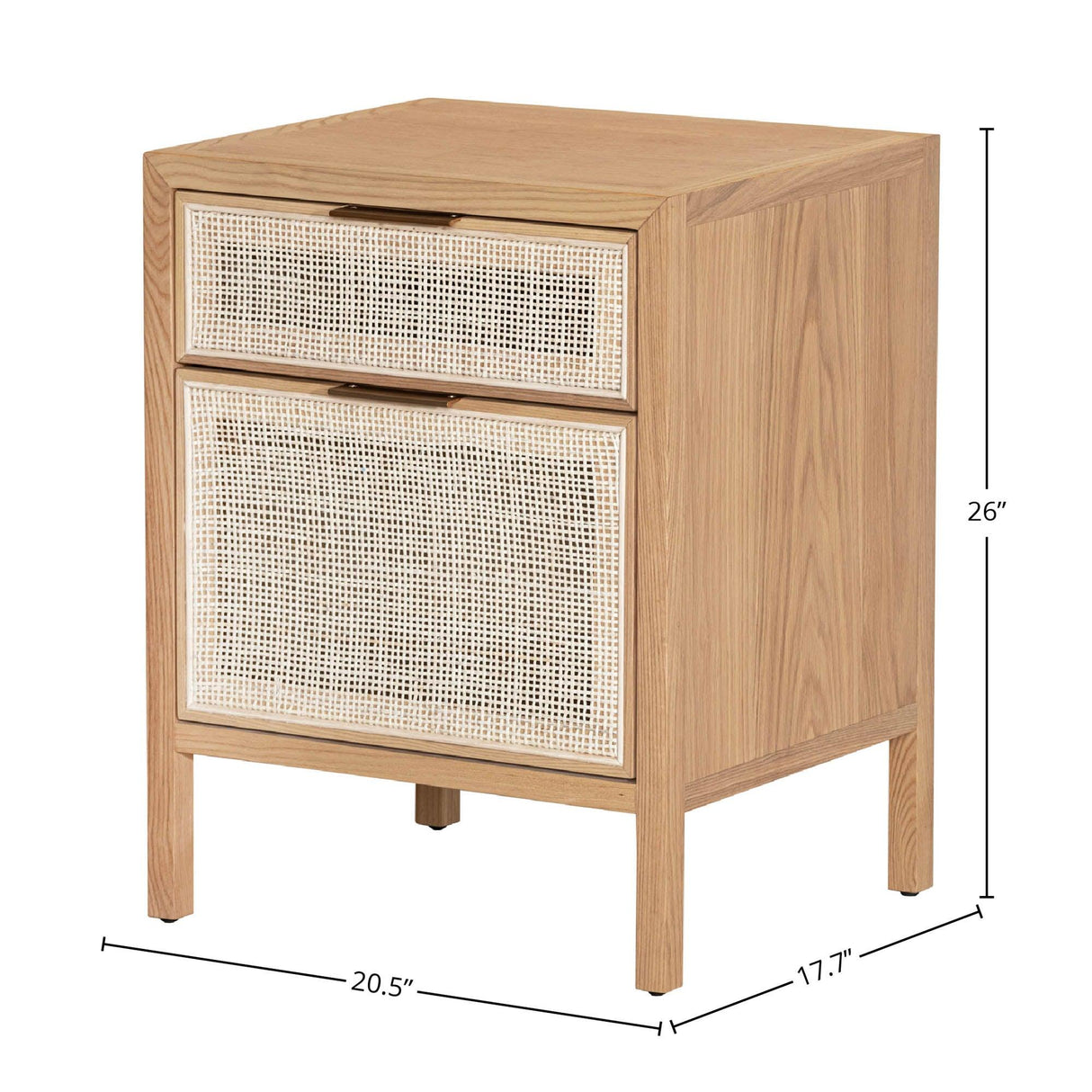 LH Home Rattan Filing Cabinet - Natural