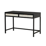 LH Home Rattan Desk - Ebony