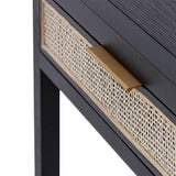 LH Home Rattan Desk - Ebony