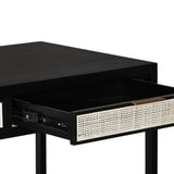 LH Home Rattan Desk - Ebony
